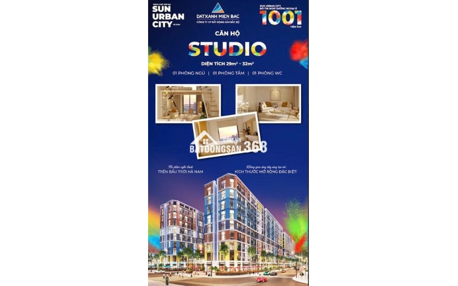Sun Urban City Chỉ với 1.2 tỷ hoặc nhỉnh 300 tr bạn sẽ sở hữu 1 căn hộ hiện đại